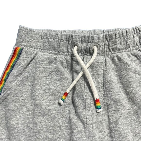 Little Bird By Jools Oliver 2-3Y Retro Rainbow Stripe Athletic Shorts - Picture 4 of 5